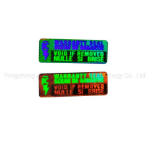 High Quality 3D Security Custom Laser Hologram Label Sticker